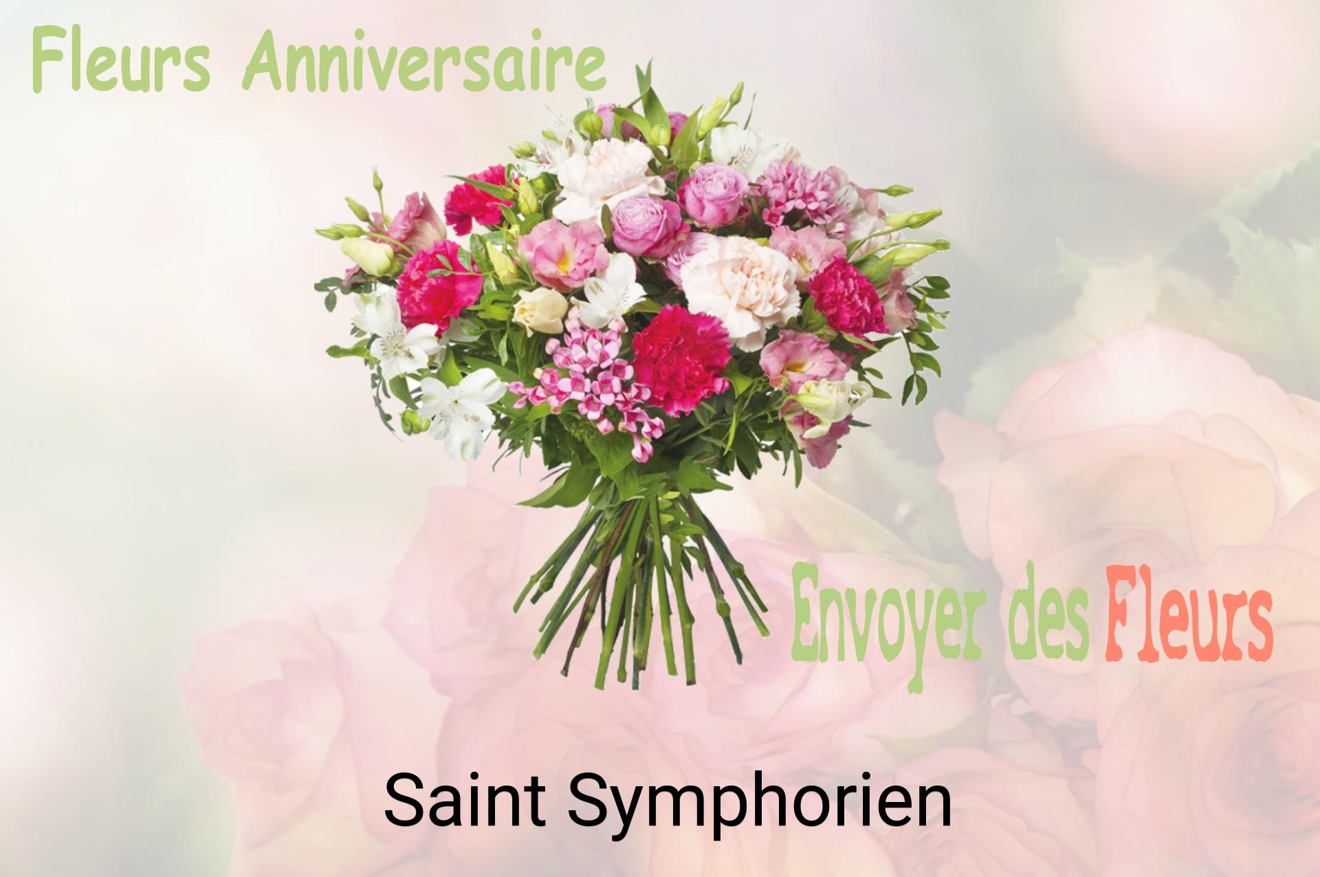 Bouquet de fleurs d’anniversaire livré à Saint-Symphorien