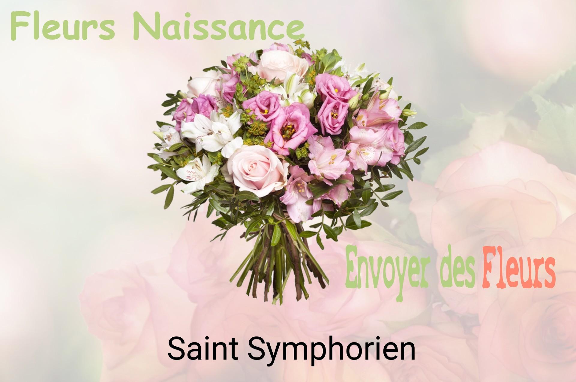 Bouquet de fleurs de naissance livré à Saint-Symphorien